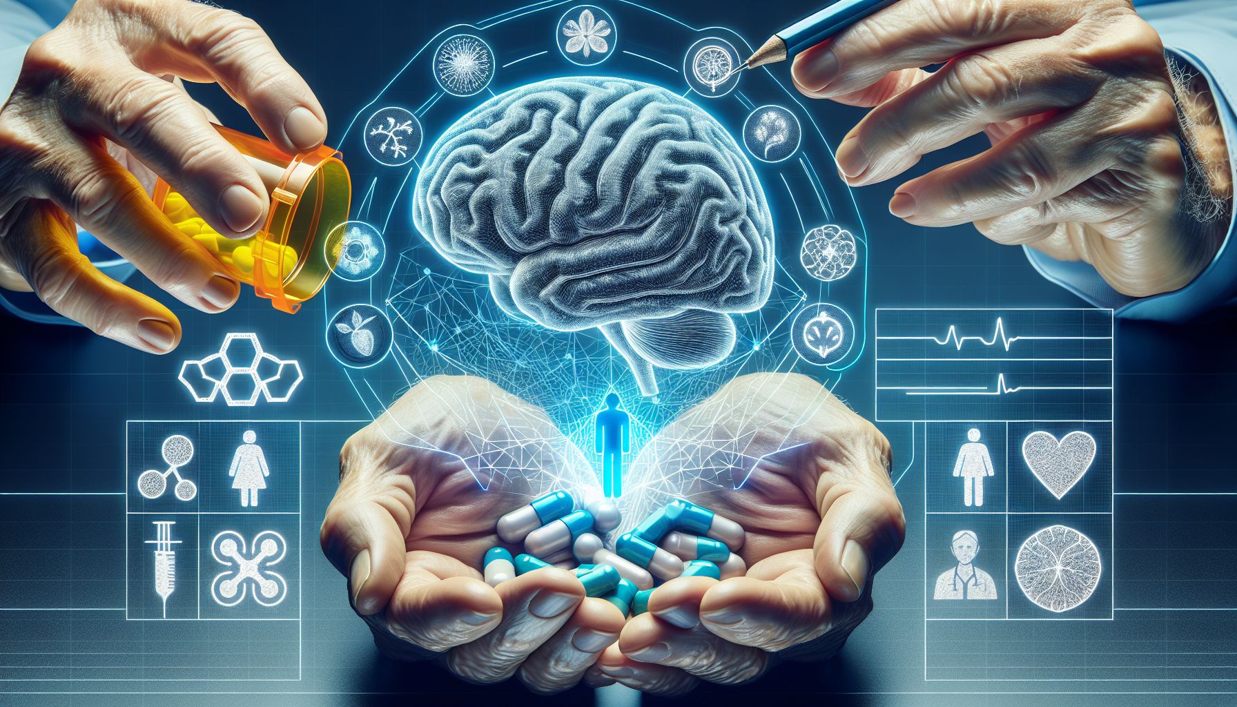 Illustration des mécanismes de la maladie d'Alzheimer et de Parkinson